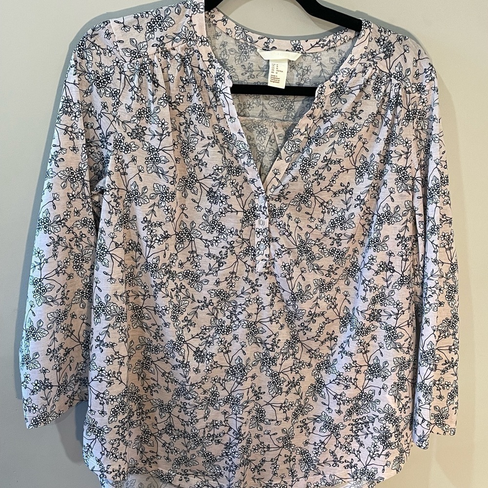 H&M 3/4 length blouse